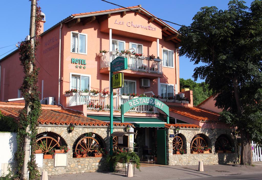 ארגלס-סור-מר Logis Hotel Restaurant Les Charmettes מראה חיצוני תמונה